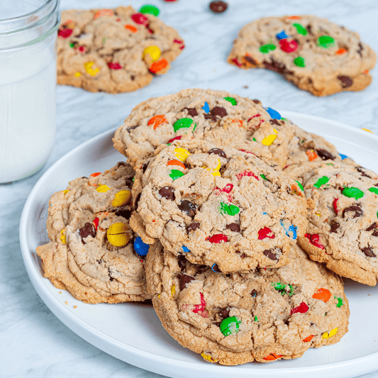 Chocolate Chip Cookies with M&Ms
