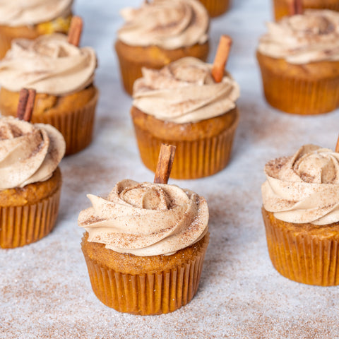 Vanilla Chai Pumpkin Cupcakes