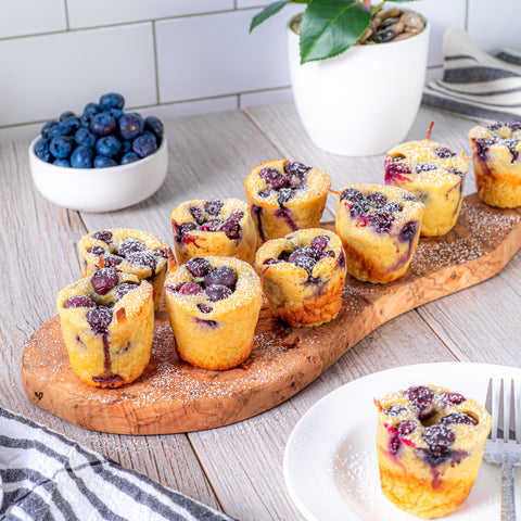 Blueberry Popovers